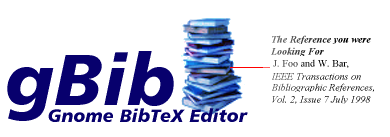 Gnome BibTeX Editor